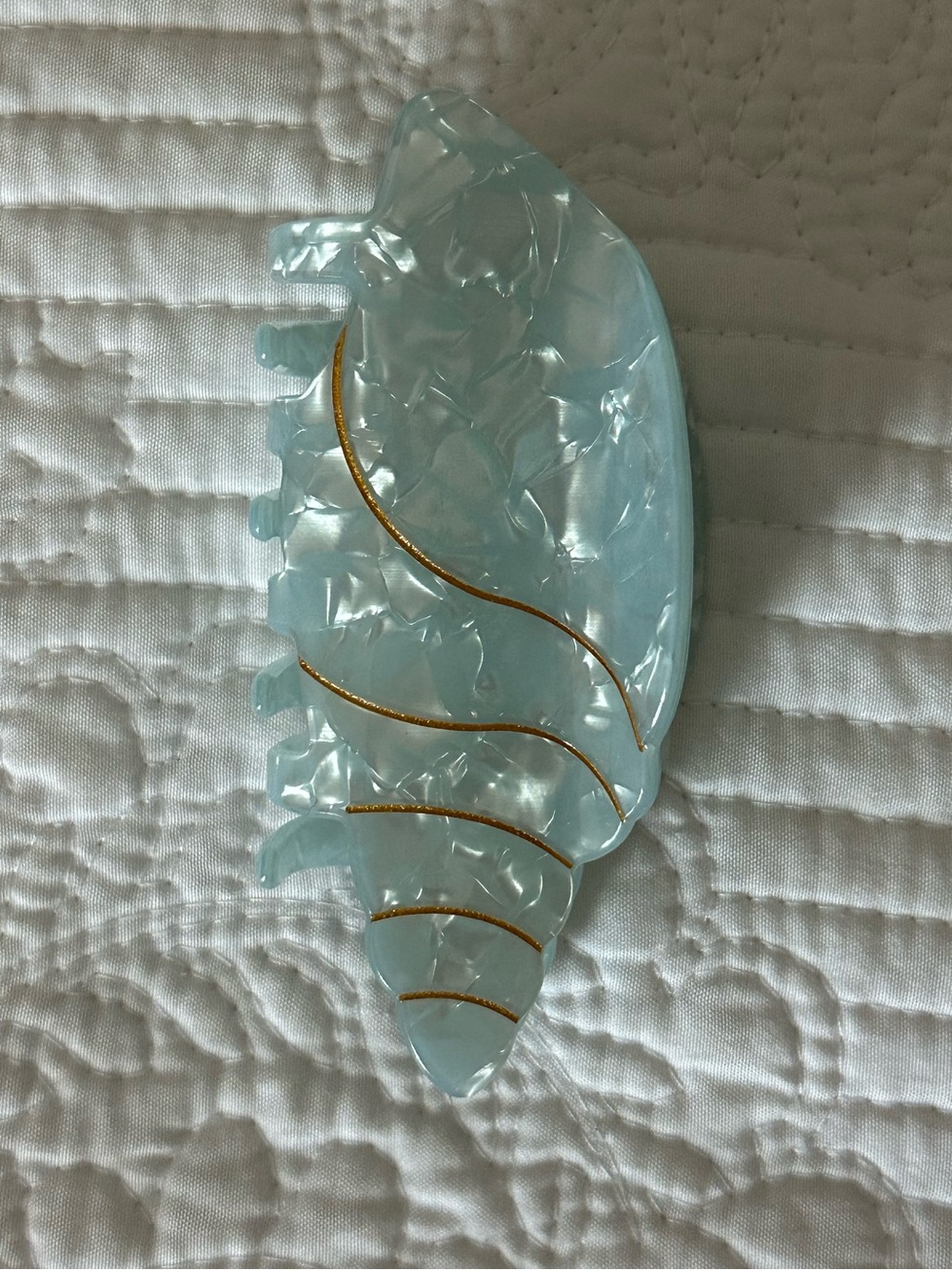 Seashell claw clip